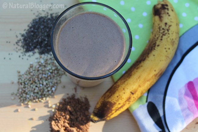 Buckwheat banana smoothie
